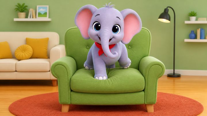 On the chair. 在椅子上。