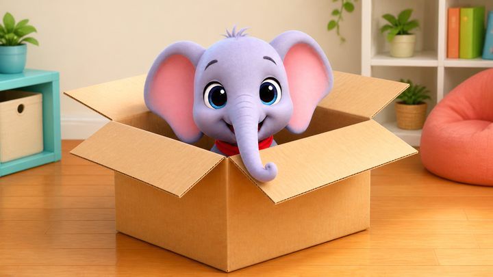 In the box. 在盒子里。