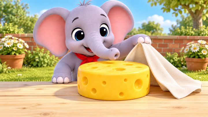 Yellow cheese. 黄奶酪。